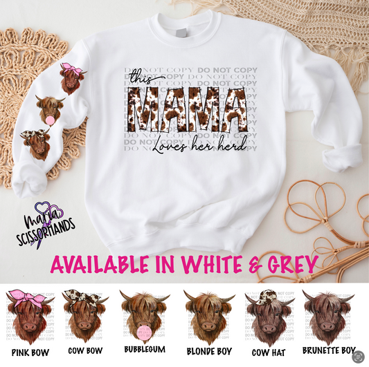 This Mama/Auntie/Grandma Loves Her Herd Sweatshirt